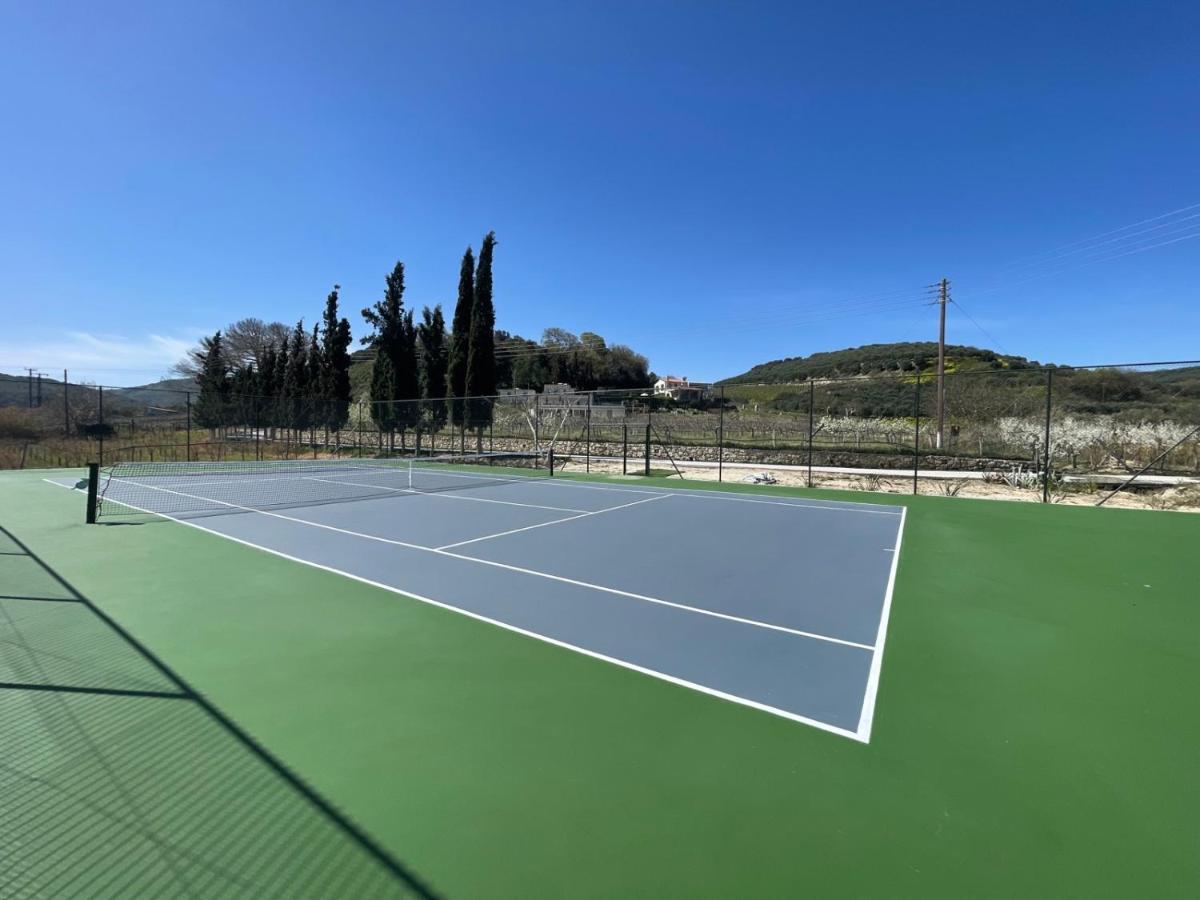 Villa Mantilari Wine Estate 7 Apartments 2 Private Pools 1 Heated Tennis Court Fitness Center Archanes Eksteriør billede